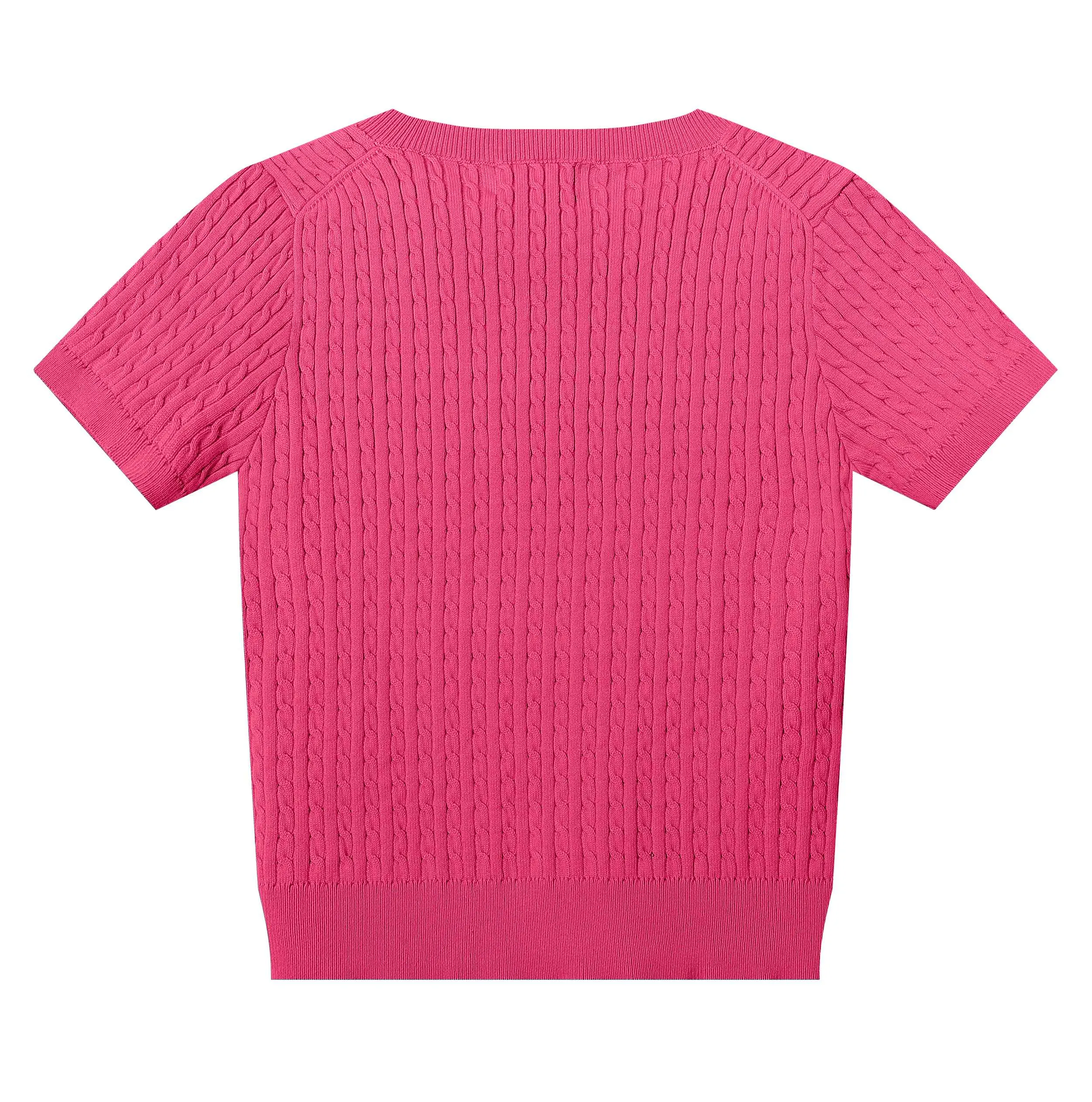 🅿️138 L38 #Ralph Lauren•New V-neck small logo embroidered short-sleeved bottoming knitted sweater ✅✅✅ Ready in stock Focus on quality Feel free to compare Evergreen models that are not off the shelves Bosses can rest assured to sell Size: S M L